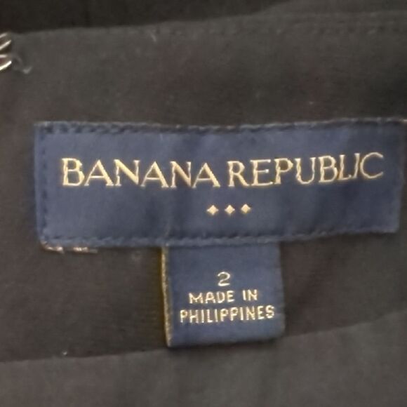 Banana Republic Black and Green Knee-Length Pencil Skirt for Work - Picture 4 of 5